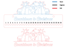 Christmas Countdown Bundle, Days Until Christmas Lasercut Product Image 2
