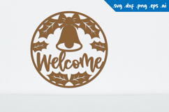 Christmas welcome sign, Holidays Sign Laser cut Product Image 1