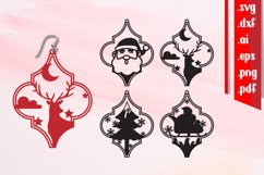 Christmas Earrings 4.1 | Arabesque Earrings Product Image 1