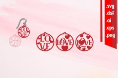 Valentine Earrings | Love Earrings Product Image 1