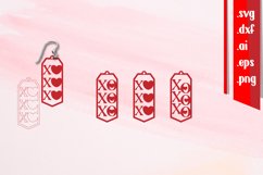 Valentine Earrings | Xoxoxo Earrings Product Image 1