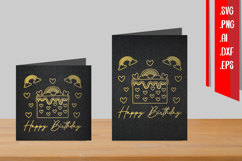 Birthday Foil Quill, Single Line SVG, Outline Design Product Image 1