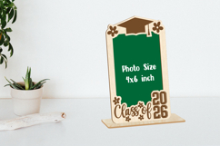 Graduation Photo Frame, Wooden Photo Frame, Class of 2026 Product Image 1