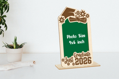 2026 Graduation Photo Frame, Wooden Photo Frame, Class of 20 Product Image 1