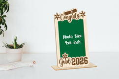 2026 Graduation Photo Frame, Wooden Photo Frame, Class of Product Image 1