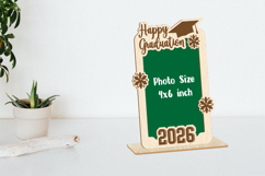 2026 Graduation Photo Frame, Wooden Photo Frame, Class of Product Image 1