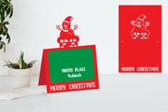 Christmas Photo Frame Papercut, Christmas Decor Product Image 1