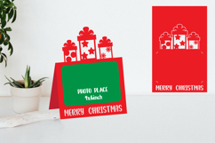 Christmas Photo Frame Papercut, Christmas Decor Product Image 1