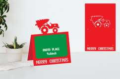 Christmas Photo Frame Papercut, Christmas Decor Product Image 1