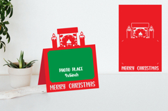 Christmas Photo Frame Papercut, Christmas Decor Product Image 1