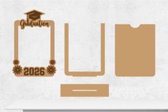 2026 Graduation Photo Frame Bundle, Wooden Photo Frame Product Image 2
