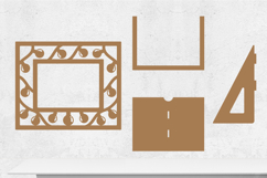 Christmas Photo Frame Lasercut, Christmas Decor Product Image 2