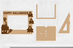 Halloween Photo Frame Laser Engraving Product Image 2