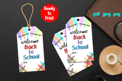 Back to School Gift Tag, Welcome Back to School Printable Product Image 1