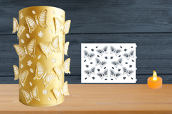 Butterflies Paper Lantern, Butterfly Lantern svg template Product Image 1