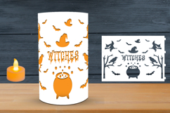 3D Halloween Paper Lantern, Halloween Lantern svg template Product Image 1