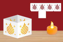 Christmas Candle Holder, Lantern Papercut, Chocolate holder Product Image 1