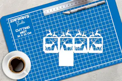 Deer Paper Lantern, Christmas Candle Holder Product Image 2