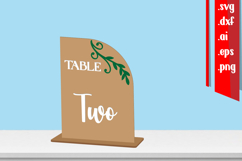 Wooden Table Numbers Product Image 1