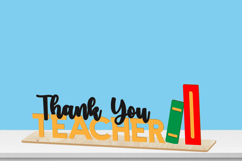 Teacher Laser cut Decor Product Image 1