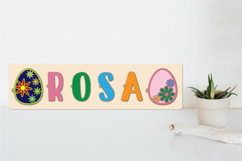 Personalized Name Puzzle With letters A-Z Laser Cut Product Image 1