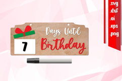 Birthday Countdown | Days until Birthday |Birthday Laser cut Product Image 1