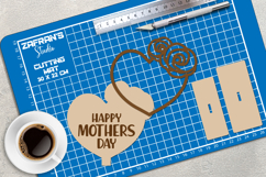 Mothers Day Flowers Stand Lasercut Engraving Product Image 2