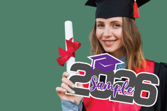 Graduation 2026 Party Name Sign, Graduation Decoration Product Image 2