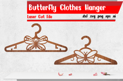 Butterfly Clothes Hanger Laser Cut Files Product Image 1