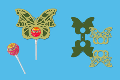 Butterflies Lollipop Holders Papercut Product Image 1