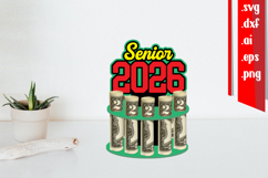 Graduation Money Cake DIY, Graduation Gift, 3D Class of 2026 Product Image 1