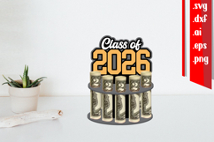 Graduation Money Cake DIY, Graduation Gift, 3D Class of 2026 Product Image 1