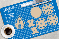 Christmas Money Cake Laser cut Gingerbread Money Cake Laser Product Image 2