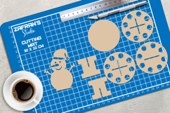 Christmas Money Cake Laser cut Snowman Money Cake Laser cut Product Image 2