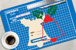 Christmas Money Card Lasercut, Christmas Money Holder Laser Product Image 2