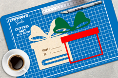 Christmas Money Card Lasercut, Gift Money Card Lasercut Product Image 2