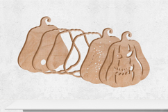 3D Pumkin night Light Box, Halloween Led Night Light Wood Product Image 2