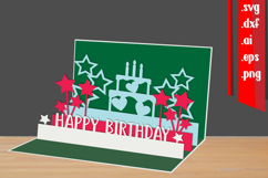 Happy Birthday Popup Card DIY Product Image 1