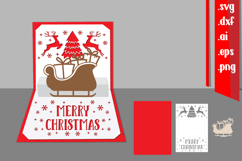Christmas Pop-Up Card, 3D Christmas Card Product Image 1