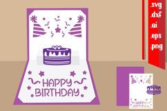 Happy Birthday Pop-Up Card Product Image 1