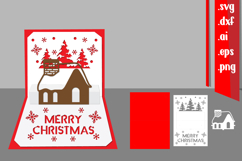 Christmas Pop-Up Card, 3D Christmas Card Product Image 1