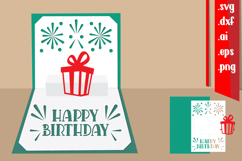 Happy Birthday Pop-Up Card Product Image 1