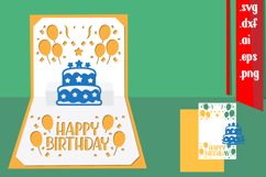 Happy Birthday Pop-Up Card Product Image 1