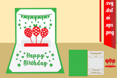 Happy Birthday Pop-Up Card Product Image 1