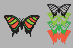 Butterfly Layered Papercut, DIY Spring Animal, DIY Butterfly Product Image 1