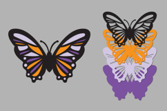 Butterfly Layered Papercut, DIY Spring Animals, Butterfly Product Image 1