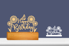 Happy Birthday SVG Laser file, Plotter Files Product Image 1