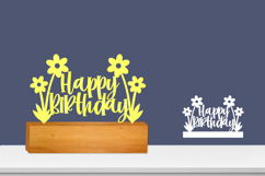 Happy Birthday SVG Laser file, Plotter Files Product Image 1