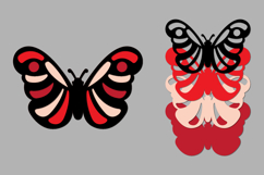 Butterfly Layered Papercut, DIY Spring Animals, DIY Butterfl Product Image 1