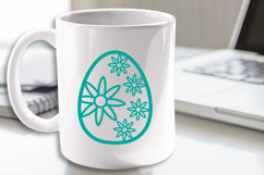 Easter Egg SVG Laser file, Plotter file Product Image 2